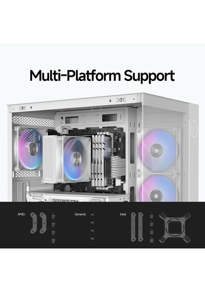 Ayrex Delta A40 Beyaz Argb 120 Mm Intel 1700p/1851p -amd Uyumlu Hava Soğutucu Genel