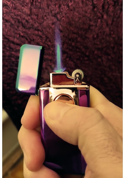 Çift Alev Ve Jetli Gazlı Metal Çakmak