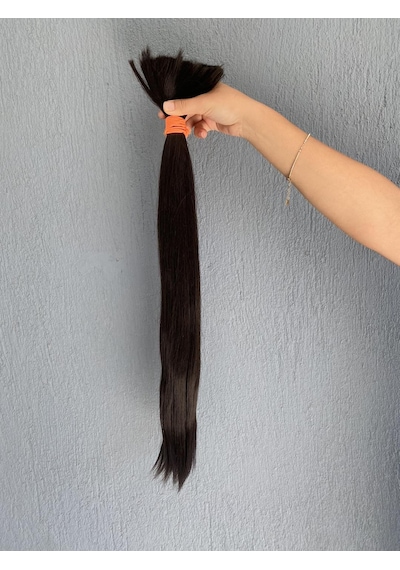 Sentetik - Gerçek Karşım İnsan Saçı 60cm 190 Gram
