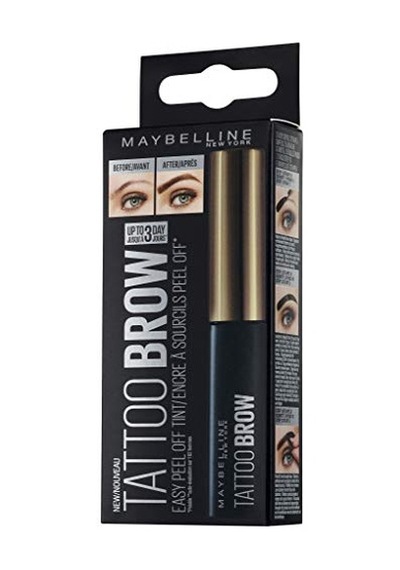 Maybelline New York Tattoo Brow Geçici Kaş Dövmesi, Orta Ton, 4.9 Ml 00