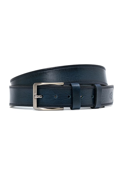 Lacivert Erkek N-040-126 Grande Spor Kemer Genişlik 4 Cm