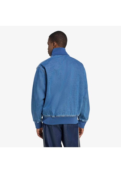 Adidas Denim Firebird Erkek Mavi Ceket Kd1517
