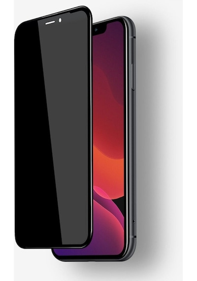 Apple Uyumlu   iPhone 11 Hayalet Kırılmaz Cam Privacy Tam Kaplayan Ekran Koruyucu-anti Static Özellikli