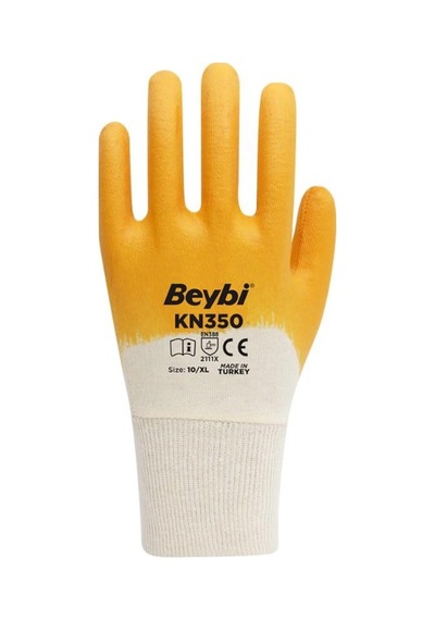 Beybi Kn350 Pamuk Nitril Iş Eldiveni