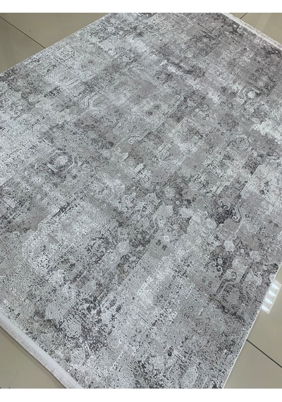 Padişah Halı Evidence 72708 096 Serisi Viskon Akrilik Salon Oturma Yatak Odası Halısı Gri - Krem