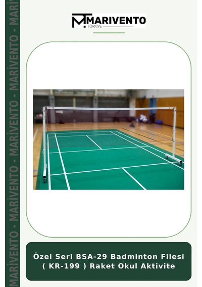 Özel Seri Bsa-29 Badminton Filesi Kr-199 Raket Okul Aktivite