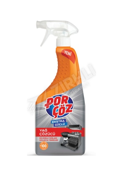 5 Adet Porçöz Yağ Çözücü Sprey 750 Ml
