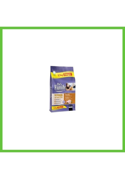 Pets Family Yetişkin Kedi Maması Tavuklu 2500+700g 1 Adet Dmc