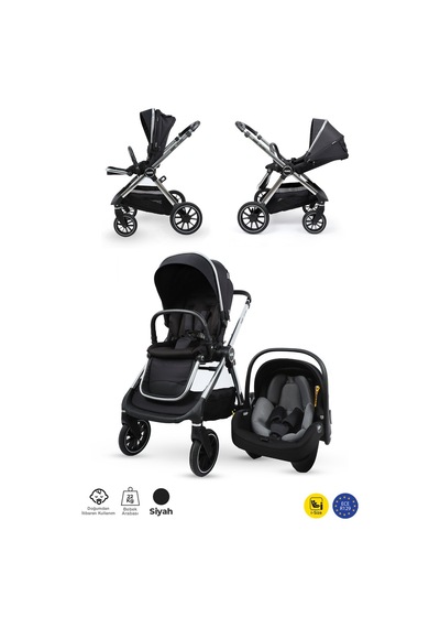 Explorer Autofold Travel Sistem Bebek Arabası Cole Black