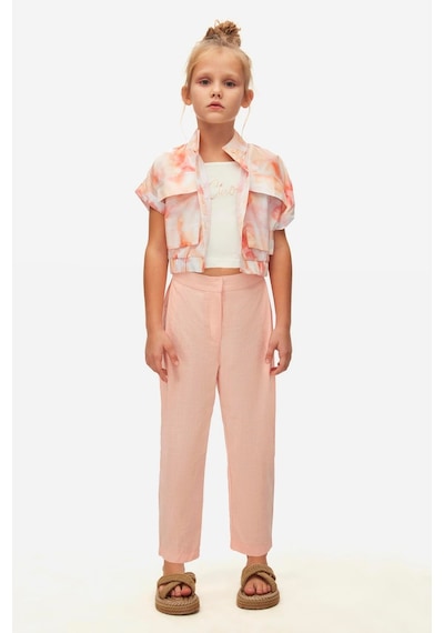 Nk Kids Kız Çocuk Georgia Yelek 38538 Coral Beyaz - Somon