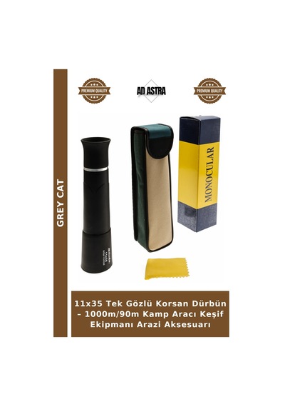 11x35 Tek Gözlü Korsan Dürbün 1000m/90m Kamp Aracı Keşif Ekipmanı Arazi Aksesuarı