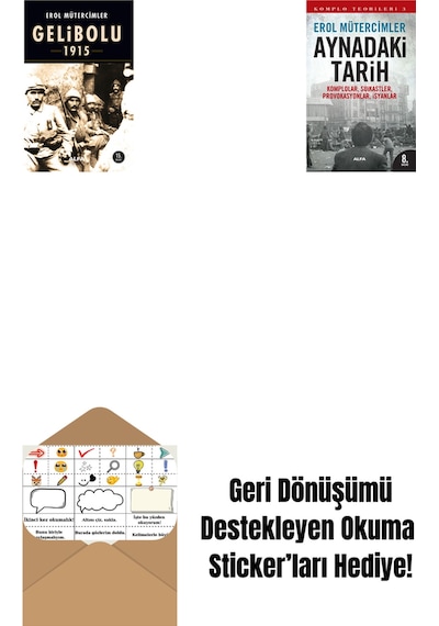 Gelibolu 1915 + Aynadaki Tarih + Okuma Sticker'ları