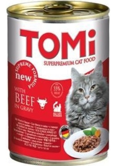 Tomi Sığır Etli Yetişkin Kedi Konservesi 400 G