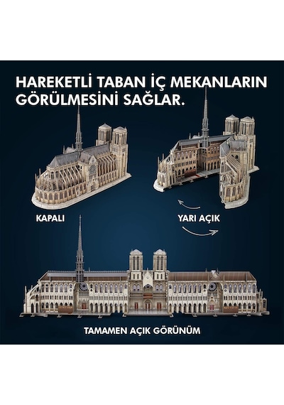 Cubic Fun  Notre Dame De Paris 3d Puzzle