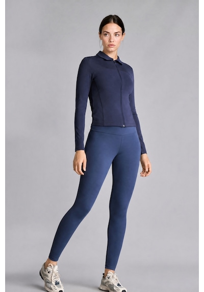 Defacto Slim Fit Gömlek Yaka Fermuarlı Hırka H6015ax26auın277 İndigo-ın277