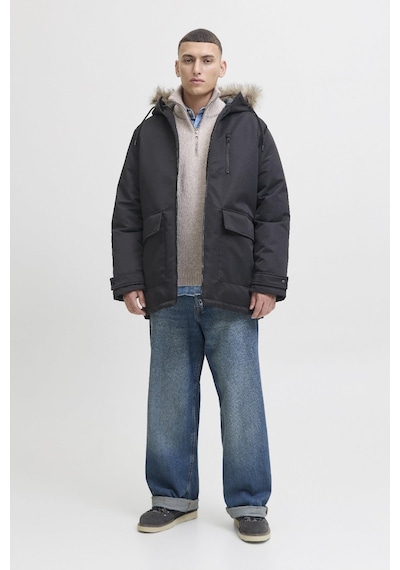 Jack & Jones Jjcharlıe Detachable Faux Fur Parka Erkek Kürk Detaylı Parka - Şık Ve Fonksiyonel Siyah Jack & Jones Jjcharlıe Detachable Faux Fur Parka Erkek Kürk Detaylı Parka - Şık Ve Fonksiyonel Siyah