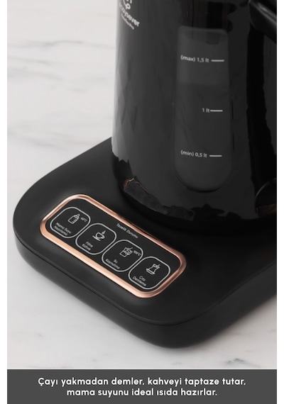 Karaca Robotea Pro Quartz 4 in 1 Konuşan Çay Makinesi