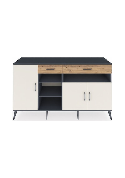 Hyperion Konsol 5 Raflı 2 Çekmeceli 3 Kapaklı 176x44x99 Antrasit- Antrasit-aytaşı/çam Hyperion Konsol 5 Raflı 2 Çekmeceli 3 Kapaklı 176x44x99 Antrasit- Antrasit-aytaşı/çam