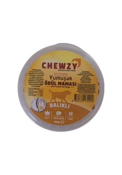 Chewzy Köpekler İçin Yumuşak Ödül Maması Balıklı 130 Gr