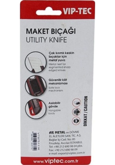 Metal Maket Bıçağı 18 Mm Vt875111k