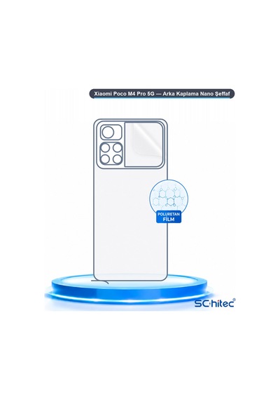 Schitec Xiaomi Poco M4 Pro 5g Arka Yüzey Nano Hidrojel Koruyucu