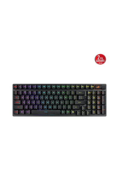 Asus Rog Strix Scope Iı 96 Wireless Rx Red Switch Rgb Mekanik Kablosuz Gaming Klavye