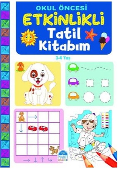 +3 Yaş Etkinlikli Tatil Kitabım Martı Çocuk