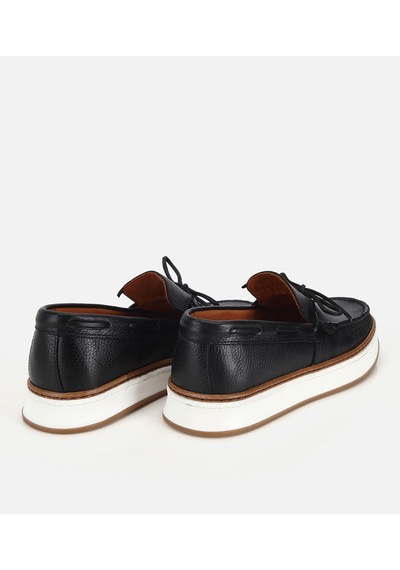 Hotiç Erkek Deri Siyah Bağcık Detaylı Günlük Loafer 02ayh319390a100 02ayh319390a100 Siyah