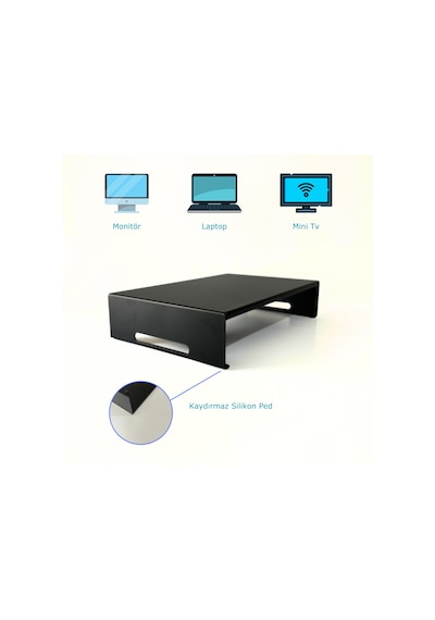 Monitör Standı - Laptop Standı - Monitör Yükseltici - Metal -mat