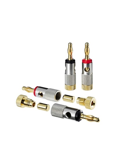 Audio Technica At6303a Banana Plug Güçlü Kablolar İçin Stabil Ve Yüksek Kaliteli Bağlantı