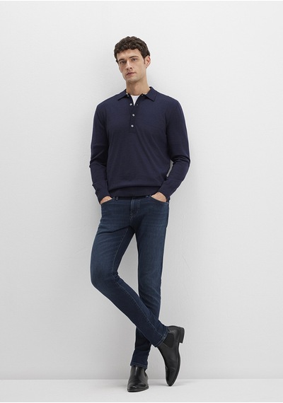 Mavi - James Lux Black Puslu Koyu Mavi Jean Pantolon 0042490825 Koyu Mavi