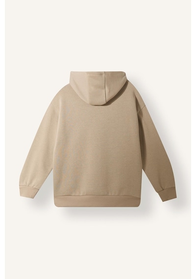 Defacto Minecraft Bisiklet Yaka İçi Yumuşak Tüylü Baskılı Sweatshirt Erkek Çocuk I3078a826wnbg129 Bej-bg129