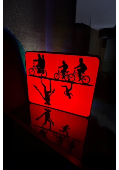 Stranger Things Ters Yüz Tasarımlı Modern Aydınlatma 22x18cm 603-1