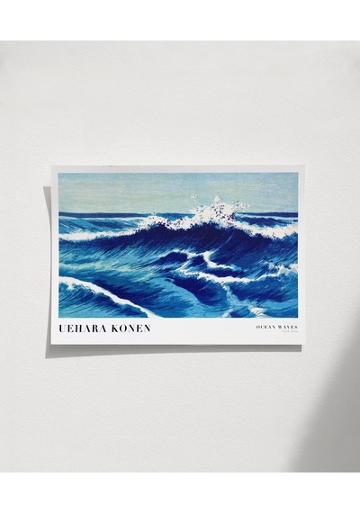 Çerçevesiz Poster Uehara Konen Okyanus Dalgaları