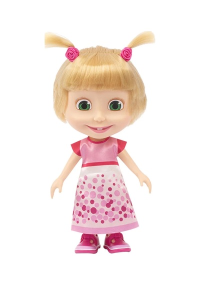Giochi Preziosi Masha & Koca Ayı 23 Cm Doğumgünü Bebek Mha41000 Açık Pembe - Kolsuz Masha ve Koca Ayı
