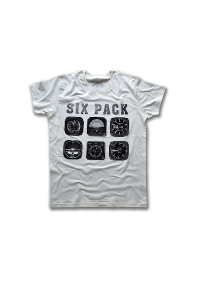 Six Pack Kadın Kısa Kollu T-Shirt - Ekru Çok Renkli