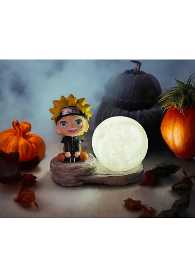 Naruto Uzamaki Gece Lambası Biblo Dekoratif Ürün Ev Ofis Yeni Yıl Doğum Günü Hediyesi Vitrin Süsü 15 Cm