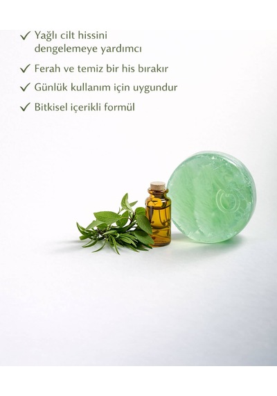 Çay Ağacı Yağlı El Yapımı Doğal Oval Sabun - 100 Gr Çay Ağacı