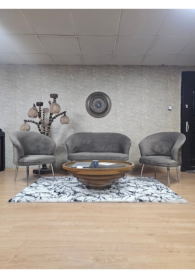 Zafir Teddy Takım Krom Kaplama Sivriltme Ayak Çay Seti Koltuk - Berjer , Balkon, Salon, Ofis Kahverengi Zafir Teddy Takım Krom Kaplama Sivriltme Ayak Çay Seti Koltuk - Berjer , Balkon, Salon, Ofis Kahverengi