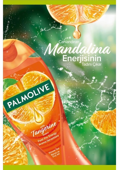 Palmolive Aroma Sensations Feel The Energy Mandalina Kokulu Duş Jeli 2 x 500 ML + Seyahat Kiti