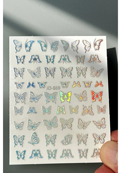 Nail Art Sticker Kendinden Yapışkanlı, Tırnak Süsleme, Tırnak Dövmesi Stikır 869 Gümüş-869 Nail Art Sticker Kendinden Yapışkanlı, Tırnak Süsleme, Tırnak Dövmesi Stikır 869 Gümüş-869