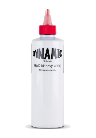 Dynamic Heavy White Beyaz Dövme Boyası 8oz - 240ml