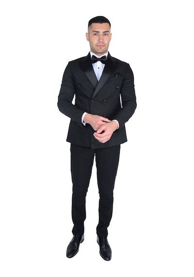 Cengiz İnler Erkek Kruvaze Smokin 215140 001