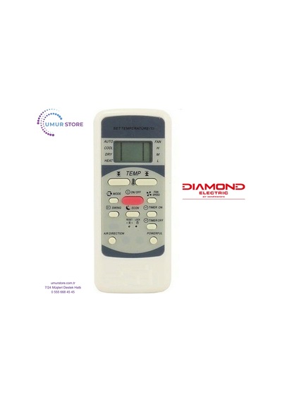 Diamond Electric Msg-09hr Klima Kumandası