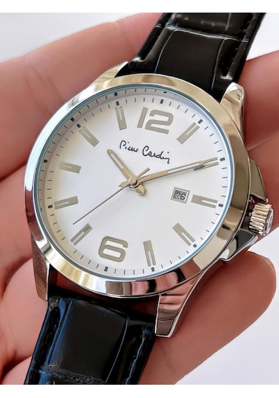 Pierre Cardin 800411f09SB Deri Kordon Erkek Kol Saati