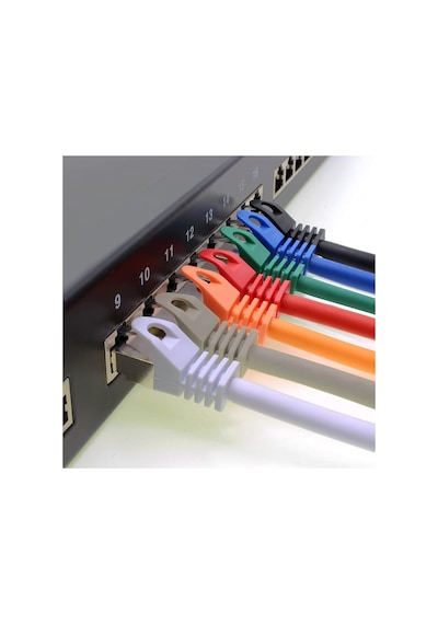 IRENIS CAT7 Kablo S/FTP LSZH Ethernet Ağ Kablosu 50 mt Siyah