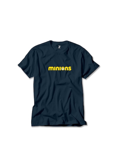 Minions Logo Lacivert Tişört