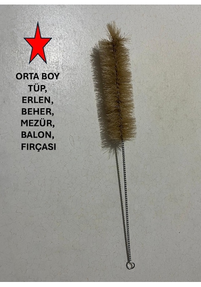 Tüp Fırçası, Beher, Fırçası, Erlen Fırçası - Orta Boy Fırça