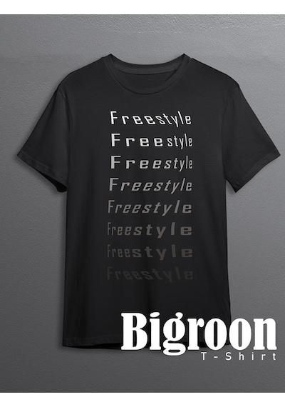 Frestyle Serberst Stil Gangsta Gang Tişört Unisex T-shirt 001