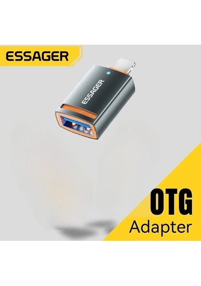 Essager Apple Uyumlu iPhone Lightning To Usb 3a 480mbps Çevirici Dönüştürücü